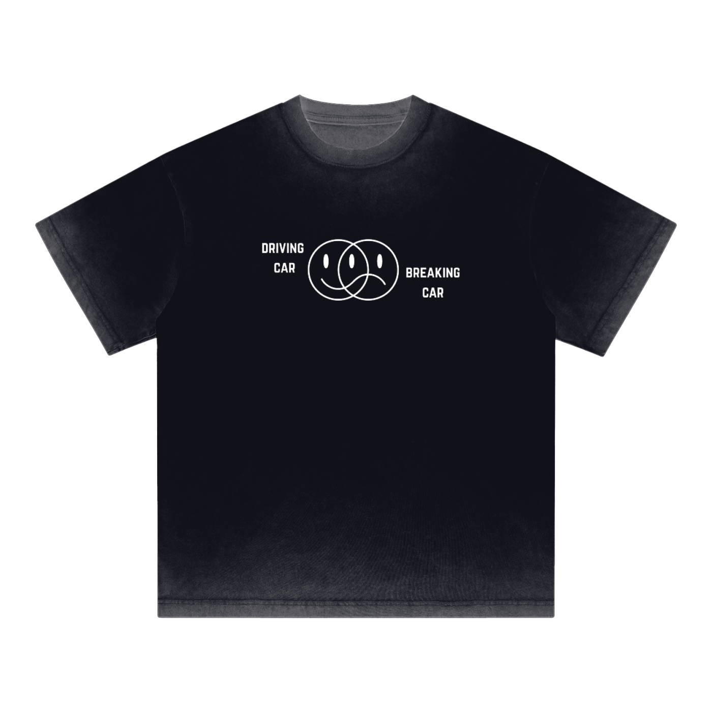 happy sad car t shirt