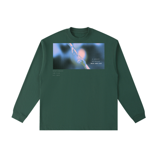 grasp between man and car t shirt